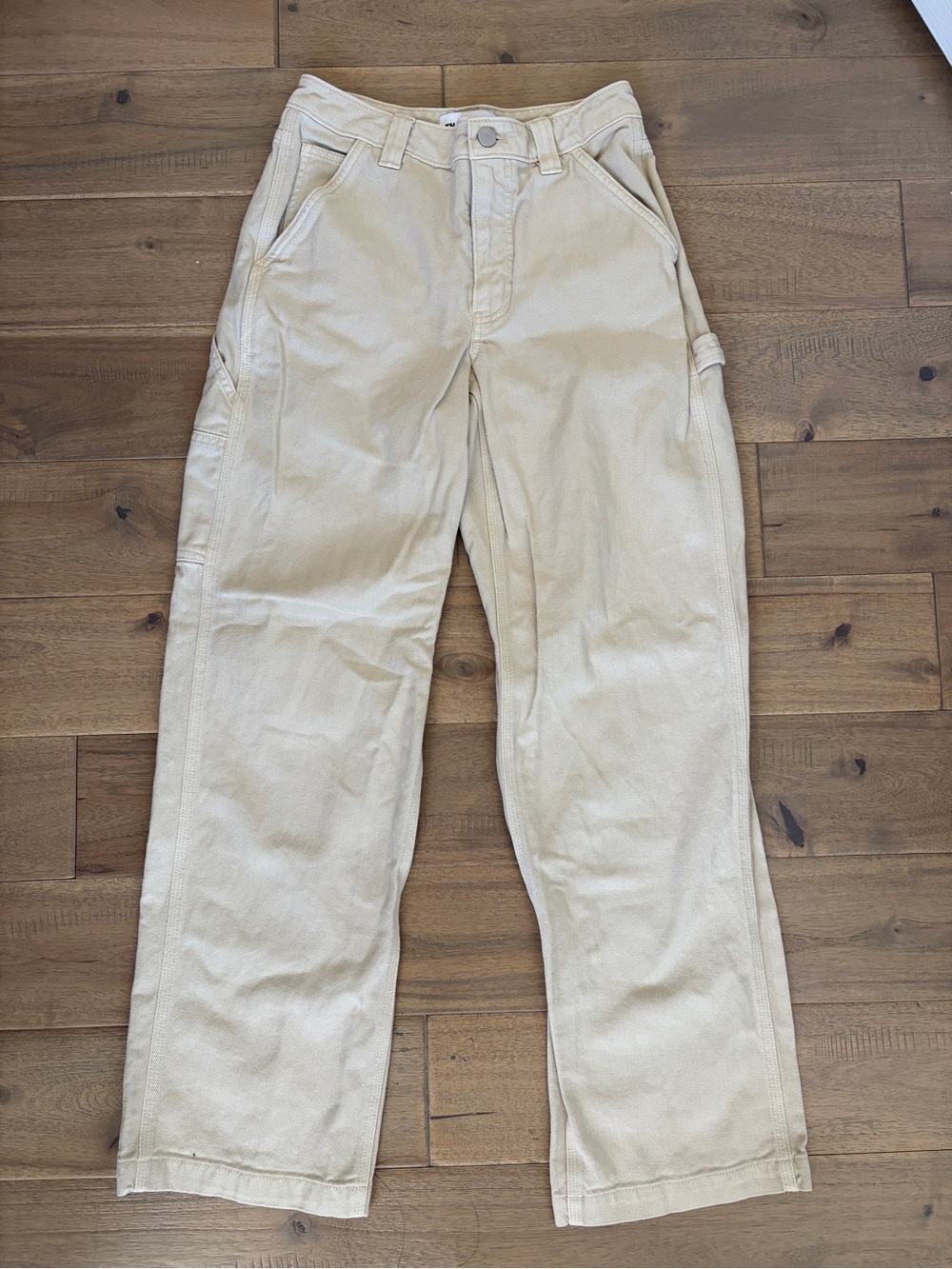 Aritzia Tna Greenwich High-Waisted Carpenter Pants 100% cotton US0